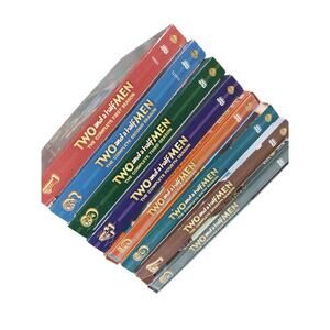 TWO AND A HALF MEN! CHARLIE SHEEN, 8 SETS OF DISCS, SEASONS 1-8, COMPLETE!